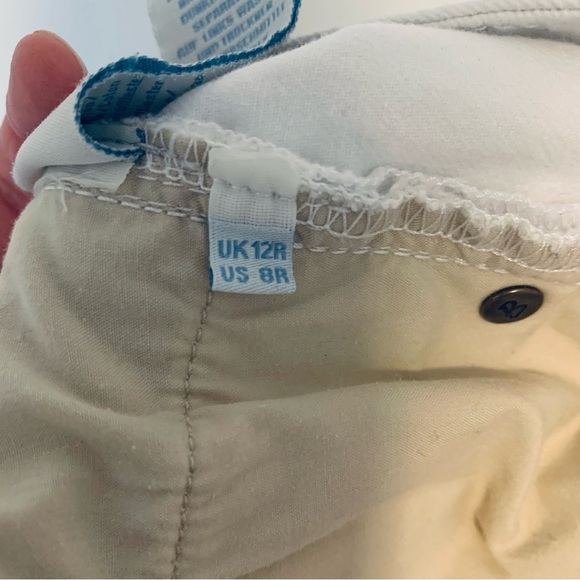 Women’s Boden White Denim 5 Pocket Bootcut Midrise Pants Size 8 - Picture 9 of 12